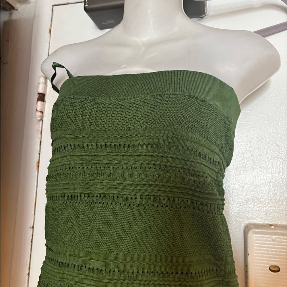 Torn by Ronny Kobo dress suit skirt maxi bodycon bottom knit embroidered design